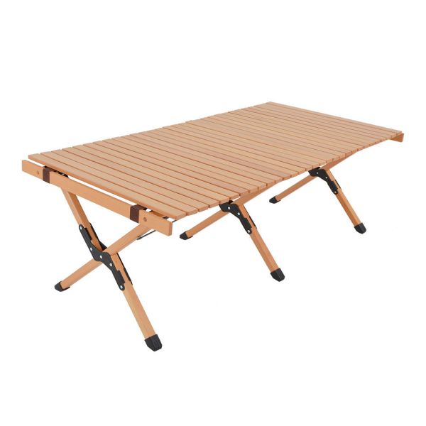 【LIFECODE】檸檬派櫸木蛋捲桌/折疊桌120x60x高43cm 13310270 LIFECODE,戶外用品,LIFECODE生活密碼戶外用品生活館 ,,帳篷,折疊桌椅,鋁合金,車尾帳,速搭帳INTEX,露營,露營區,露營裝備,露營生活,露營美學,outdoor,camping,帳篷,露營小物,客廳帳