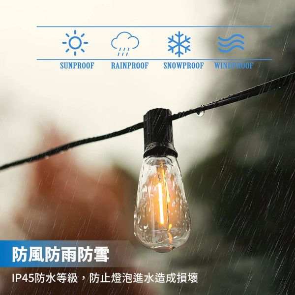【LIFECODE】LED防水耐摔燈串-ST38(水滴狀)-(9.14米15燈) 12320440 LIFECODE,戶外用品,LIFECODE生活密碼戶外用品生活館 ,帳篷,折疊桌椅,鋁合金,車尾帳,速搭帳,INTEX,露營,露營區,露營裝備,露營生活,露營美學,outdoor,camping,帳篷,露營小物,燈串,燈泡