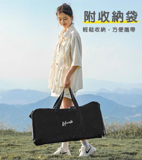 【LIFECODE】野宴折疊大型烤肉架(附304加密烤網＋煎盤＋烤雞架+收納袋）12410320 折疊烤肉架,露營烤肉架,大型烤肉架,304烤網,烤雞架,煎盤烤肉架,中秋烤肉,野炊烤肉架,戶外BBQ,露營用品,LIFECODE烤肉架