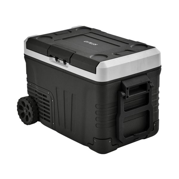 特價【G-PLUS】35L行動冰箱/露營冰箱-綠色/黑色 12380024/8 G-PLUS行動冰箱,35L露營冰箱,雙槽冰箱,車用冰箱,壓縮機冰箱,露營冷藏箱,車宿冰箱,GP-MCR01,行動冷凍冰箱,戶外冰箱