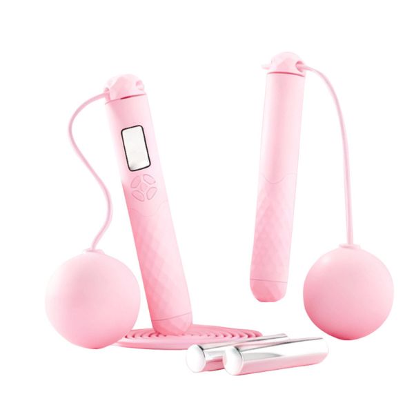 《MOVELIFE》菱紋三用可充電負重計數跳繩/無繩跳繩含大球-3色可選 21000121/5/8 智能跳繩、負重跳繩、大球跳繩、有繩無繩跳繩、可充電跳繩、AI 計數跳繩、燃脂運動、居家運動器材、健身用品、MOVELIFE