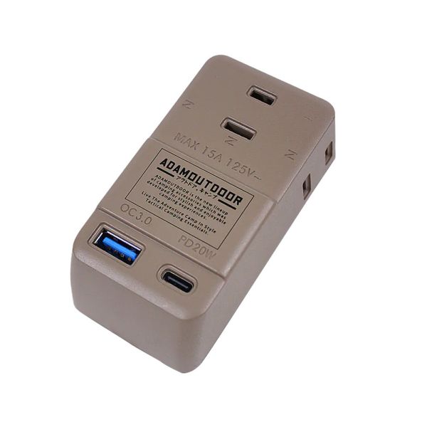 ADAMOUTDOOR-2PIN3座USB快充壁插-3色可選 12500504/7/8 ADAMOUTDOOR
USB快充壁插
2PIN插座
3座延長插座
PD20W快充
QC3.0充電插座
USB充電座
多孔插座
智慧快充插座
防火材質插座
露營電源延長
居家快充插頭
壁插式插座
多重保護插座
戶外風插座