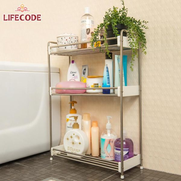 【LIFECODE】 廚衛不鏽鋼三層收納架-寬55cm 14060050 LIFECODE,戶外用品,LIFECODE生活密碼戶外用品生活館 ,帳篷,折疊桌椅,鋁合金,車尾帳,速搭帳,INTEX,露營,露營區,露營裝備,露營生活,露營美學,outdoor,camping,帳篷,露營小物,客廳帳