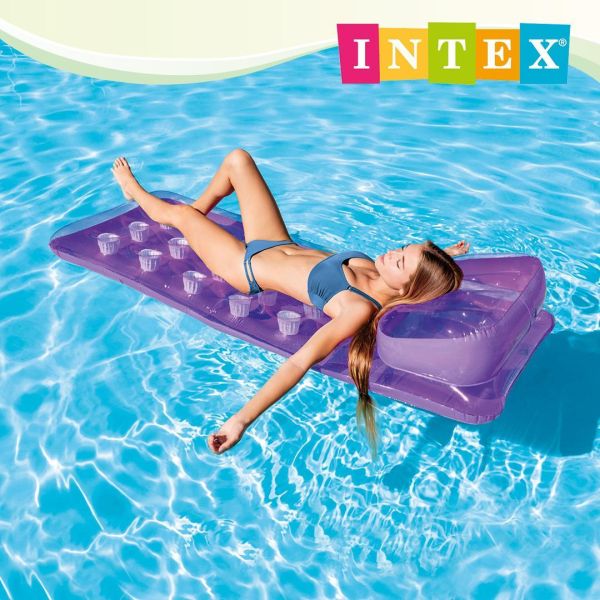 【INTEX】18洞充氣沙灘睡墊/時尚浮排(188*71cm) 適用12歲+15130672/4/6(58890)-桔/綠色/紫色可選 LIFECODE,戶外用品,LIFECODE生活密碼戶外用品生活館 ,帳篷,折疊桌椅,鋁合金,車尾帳,速搭帳,INTEX,露營,露營區,露營裝備,露營生活,露營美學,outdoor,camping,帳篷,露營小物,客廳帳