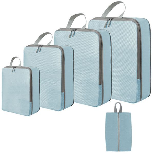 【LIFECODE】無網壓縮袋/衣物收納袋-4件套+鞋袋--多色可選 12321072/3/5/8 LIFECODE,戶外用品,LIFECODE生活密碼戶外用品生活館 ,帳篷,折疊桌椅,鋁合金,車尾帳,速搭帳,INTEX,露營,露營區,露營裝備,露營生活,露營美學,outdoor,camping,帳篷,露營小物,客廳帳