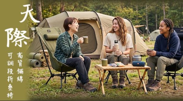【LIFECODE】《天際》高背鋪綿可調段折疊椅/太空椅-3色可選 13010254/7/8 露營椅推薦,高背露營椅,折疊椅,太空椅,戶外椅,鋁合金露營椅,7075鋁合金椅,可調式露營椅,露營裝備,車宿椅,釣魚椅,輕量露營椅