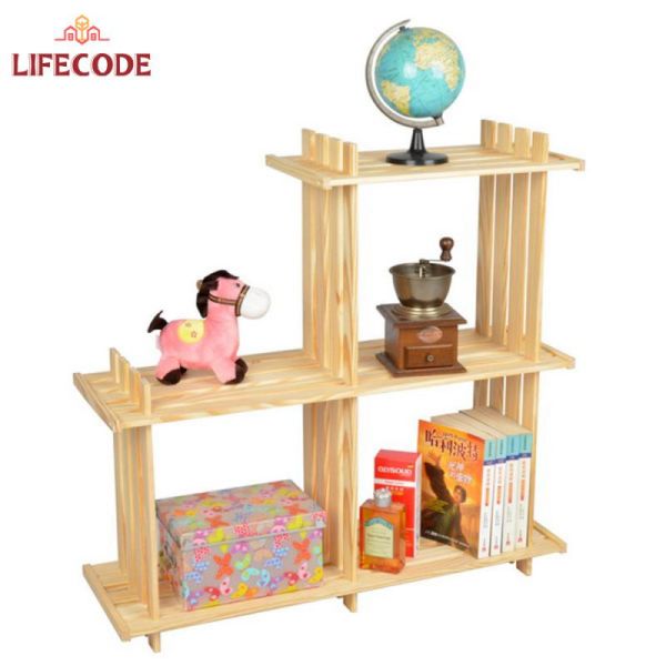 【LIFECODE】極簡風黃松木斜三格架/實木置物架/書架/花架 11010030 LIFECODE,戶外用品,LIFECODE生活密碼戶外用品生活館 ,帳篷,折疊桌椅,鋁合金,車尾帳,速搭帳,INTEX,露營,露營區,露營裝備,露營生活,露營美學,outdoor,camping,,斜三格架,實木置物架,書架,花架
