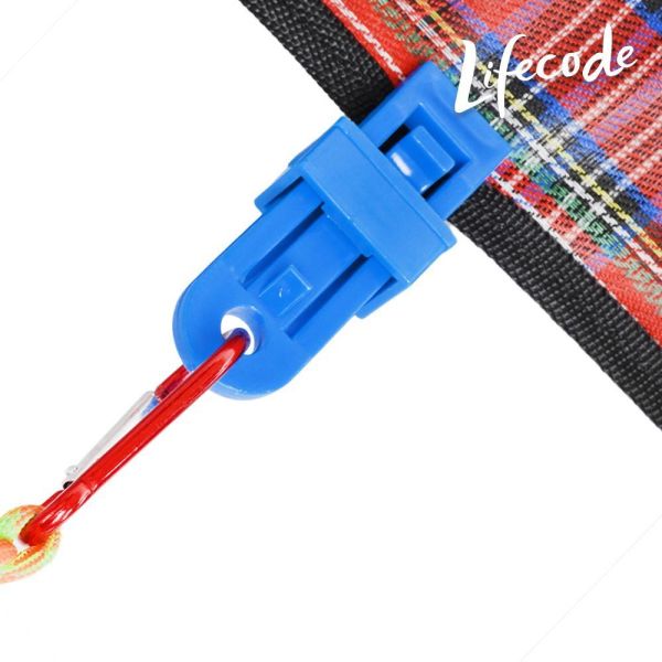 【LIFECODE】多功能天幕夾-掛物夾(4入)-2色可選71070331/5 