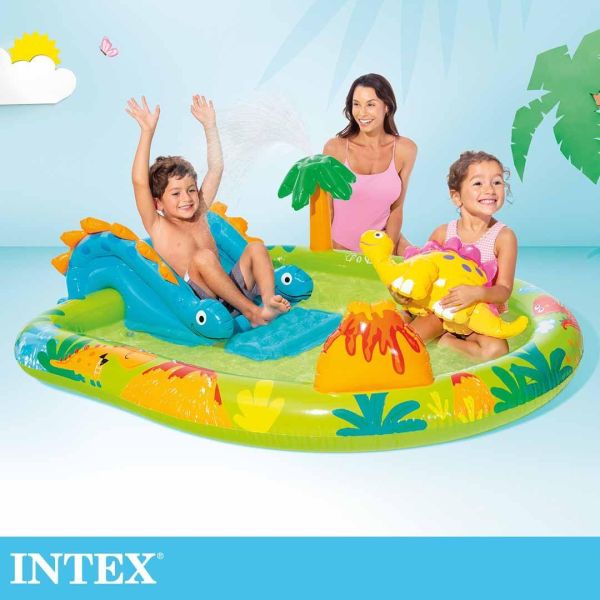 【INTEX】盒損-可愛恐龍樂園戲水池191x152x58x深23cm(143L)適用2歲+ 15120530(57166NP) LIFECODE,戶外用品,LIFECODE生活密碼戶外用品生活館 ,帳篷,折疊桌椅,鋁合金,車尾帳,速搭帳,INTEX,露營,露營區,露營裝備,露營生活,露營美學,outdoor,camping,帳篷,露營小物,客廳帳