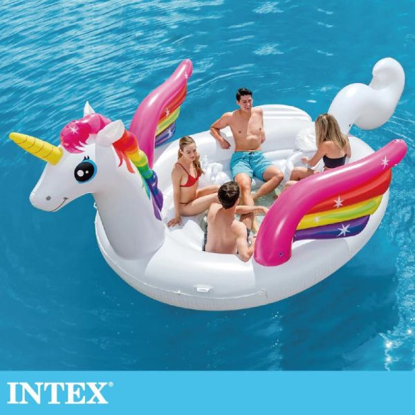 【INTEX】獨角獸超大型浮排(429x302x152cm) 15900081(57296) 福利品 LIFECODE,戶外用品,LIFECODE生活密碼戶外用品生活館 ,帳篷,折疊桌椅,鋁合金,車尾帳,速搭帳,INTEX,露營,露營區,露營裝備,露營生活,露營美學,outdoor,camping,帳篷,露營小物,客廳帳
