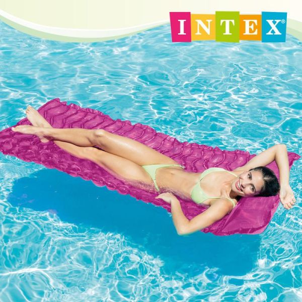 【INTEX】充氣波浪墊/浮排/沙灘睡墊附頭枕設計(229*86cm) 適用12歲+15130651/2/6(58807)-3色可選 LIFECODE,戶外用品,LIFECODE生活密碼戶外用品生活館 ,帳篷,折疊桌椅,鋁合金,車尾帳,速搭帳,INTEX,露營,露營區,露營裝備,露營生活,露營美學,outdoor,camping,帳篷,露營小物,客廳帳
