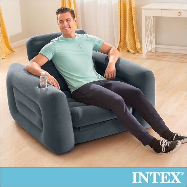 【INTEX】二合一單人充氣沙發床 15030031(66551) LIFECODE,戶外用品,LIFECODE生活密碼戶外用品生活館 ,帳篷,折疊桌椅,鋁合金,車尾帳,速搭帳,INTEX,充氣床,露營,露營區,露營裝備,露營生活,露營美學,outdoor,camping,帳篷,露營小物,客廳帳