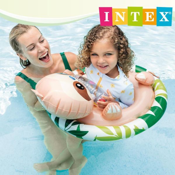 【INTEX】造型幼兒坐式充氣泳圈-長頸鹿/海獺/樹懶(3款可選) 適3~4歲 15130514/5/6(59570) INTEX泳圈,幼兒泳圈,兒童坐式泳圈,寶寶泳圈,充氣泳圈,安全泳圈,雙氣室泳圈,戲水泳圈,兒童戲水,幼童泳具,可愛泳圈,長頸鹿泳圈,海獺泳圈,樹懶泳圈