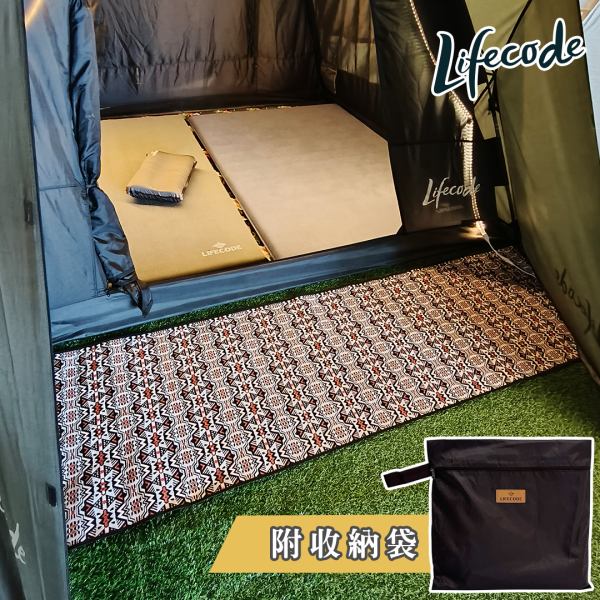 LIFECODE平織棉布可機洗前庭地墊/野餐墊(270*75cm)多色可選 14410181/2/3 LIFECODE,戶外用品,LIFECODE生活密碼戶外用品生活館 ,,帳篷,折疊桌椅,鋁合金,車尾帳,速搭帳INTEX,露營,露營區,露營裝備,露營生活,露營美學,outdoor,camping,帳篷,露營小物,客廳帳
