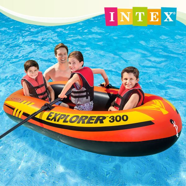 【INTEX】探險家遊樂系列-3人座橡皮艇-6歲+以上 15170120(58332NP) LIFECODE,戶外用品,生活密碼,LIFECODE生活密碼戶外用品生活館 ,帳篷,折疊桌椅,鋁合金,車尾帳,速搭帳INTEX,露營,露營區,露營裝備,露營生活,露營美學,outdoor,camping,帳篷,露營小物,客廳帳,橡皮艇