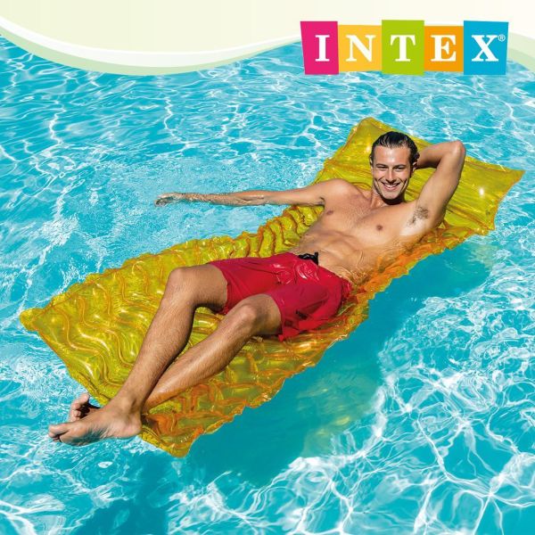 【INTEX】充氣波浪墊/浮排/沙灘睡墊附頭枕設計(229*86cm) 適用12歲+15130651/2/6(58807)-3色可選 LIFECODE,戶外用品,LIFECODE生活密碼戶外用品生活館 ,帳篷,折疊桌椅,鋁合金,車尾帳,速搭帳,INTEX,露營,露營區,露營裝備,露營生活,露營美學,outdoor,camping,帳篷,露營小物,客廳帳