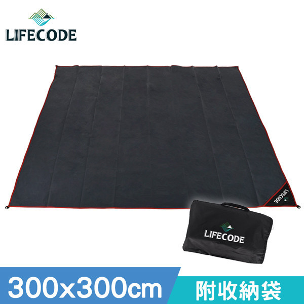 【LIFECODE】加厚防水PE地墊(地席)300x300cm 12330100 LIFECODE,戶外用品,LIFECODE生活密碼戶外用品生活館 ,帳篷,折疊桌椅,鋁合金,車尾帳,速搭帳,露營,露營區,露營裝備,露營生活,露營美學,outdoor,camping,帳篷,露營小物,客廳帳
