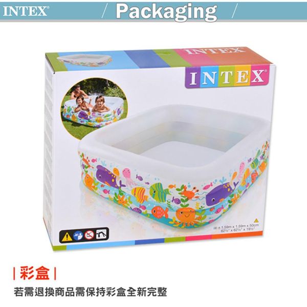 【INTEX】盒損-海底動物方型戲水游泳池159x159x50cm (340L)3歲+ 15120400(57471N) LIFECODE,戶外用品,LIFECODE生活密碼戶外用品生活館 ,帳篷,折疊桌椅,鋁合金,車尾帳,速搭帳,INTEX,露營,露營區,露營裝備,露營生活,露營美學,outdoor,camping,帳篷,露營小物,客廳帳
