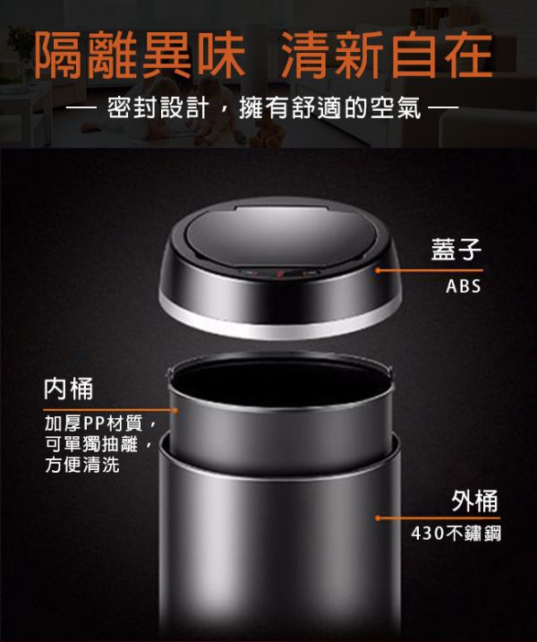 【LIFECODE】炫彩智能感應垃圾桶-多色可選(12L-電池款) 14320032/3/8 LIFECODE,戶外用品,LIFECODE生活密碼戶外用品生活館 ,帳篷,折疊桌椅,鋁合金,車尾帳,速搭帳,INTEX,露營,露營區,露營裝備,露營生活,露營美學,outdoor,camping,帳篷,露營小物,垃圾桶