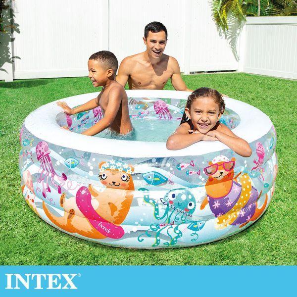 【INTEX】盒損-海洋動物戲水游泳池152x56cm(360L) 適6歲以上 15120061(58480NP) LIFECODE,戶外用品,LIFECODE生活密碼戶外用品生活館 ,帳篷,折疊桌椅,鋁合金,車尾帳,速搭帳,INTEX,充氣床,露營,露營區,露營裝備,露營生活,露營美學,outdoor,camping,帳篷,露營小物,客廳帳,充氣沙發,泳池,戲水池,大型泳池,游泳池