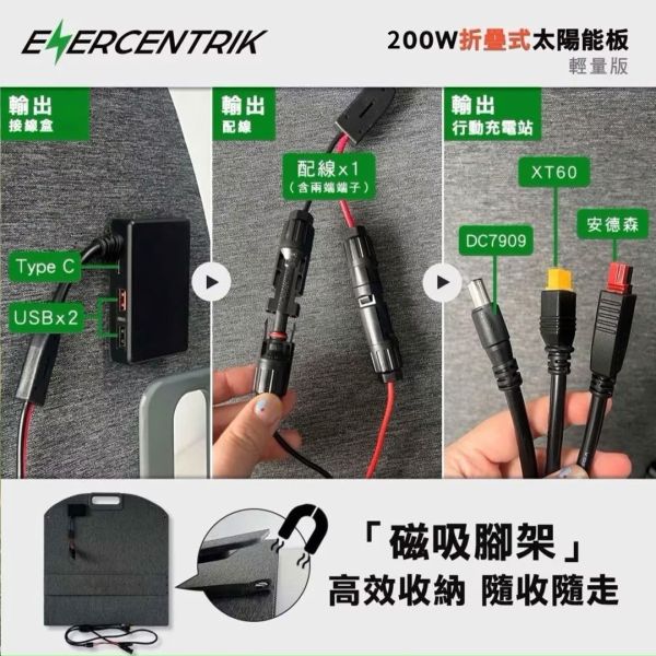 BLUETTI 折疊式太陽能板200W BLUETTI EB3A,行動儲能電站,便攜式電源,戶外露營電源,折疊式太陽能板,LIFECODE,戶外用品,LIFECODE生活密碼戶外用品生活館