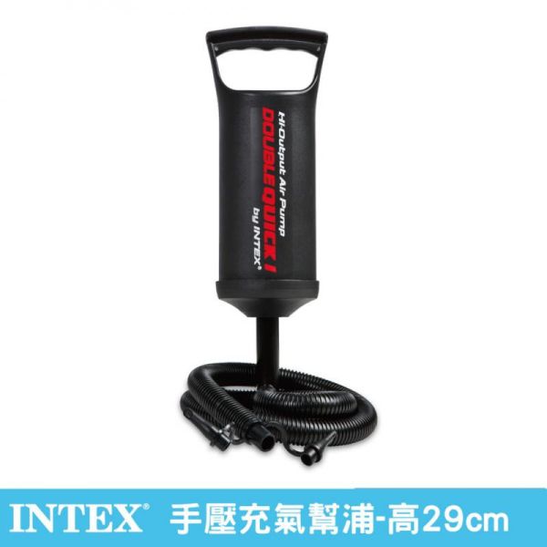 【INTEX】手壓充氣幫浦/打氣筒-高29cm(充氣商品加購品) 15220010(68612) LIFECODE,戶外用品,LIFECODE生活密碼戶外用品生活館 ,帳篷,折疊桌椅,鋁合金,車尾帳,速搭帳,INTEX,露營,露營區,露營裝備,露營生活,露營美學,outdoor,camping,帳篷,露營小物,客廳帳