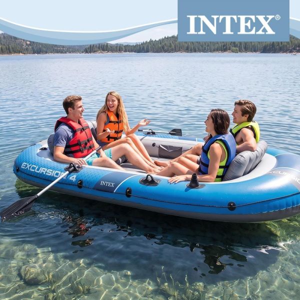 【INTEX】拓荒者EXCURISION 4人座橡皮艇 15170101(66324NP) LIFECODE,戶外用品,生活密碼,LIFECODE生活密碼戶外用品生活館 ,帳篷,折疊桌椅,鋁合金,車尾,速搭帳INTEX,露營,露營區,露營裝備,露營生活,露營美學,outdoor,camping,帳篷,露營小物,客廳帳,橡皮艇