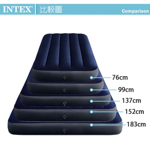 INTEX 經典單人(新款FIBER TECH)充氣床墊-寬76cm 15010021(64756) LIFECODE,生活密碼,LIFECODE生活密碼戶外用品生活館,戶外用品,露營用品,露營裝,露營生活,露營美學,outdoor,camping,戶外休閒,充氣床,充氣床墊,充氣雙人床,充氣單人床,沙發床,露營床