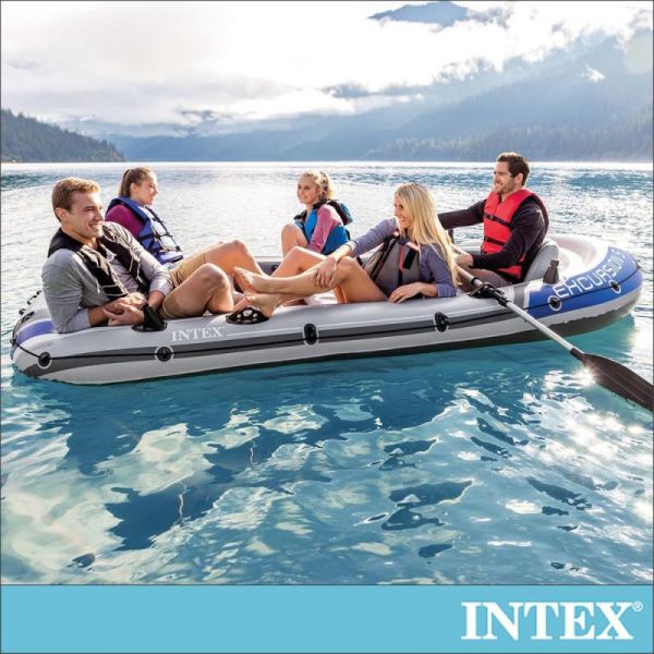 【INTEX】拓荒者EXCURISION 5人座橡皮艇 15170090(68325) LIFECODE,戶外用品,LIFECODE生活密碼戶外用品生活館 ,帳篷,折疊桌椅,鋁合金,車尾帳,速搭帳,INTEX,露營,露營區,露營裝備,露營生活,露營美學,outdoor,camping,帳篷,露營小物,客廳帳
