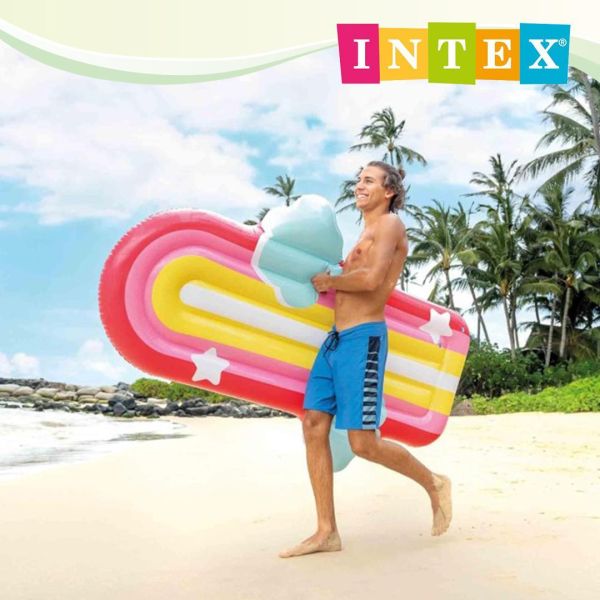 【INTEX】彩虹雲戲水浮排175x117x20cm 適用9歲+ 15130730(58729) LIFECODE,戶外用品,LIFECODE生活密碼戶外用品生活館 ,帳篷,折疊桌椅,鋁合金,車尾帳,速搭帳,INTEX,露營,露營區,露營裝備,露營生活,露營美學,outdoor,camping,帳篷,露營小物,客廳帳