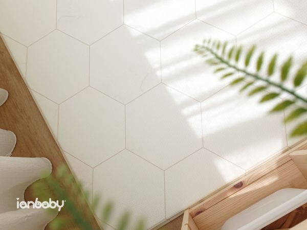 ianbaby® 蒟蒻捲墊 (卡拉拉六角 / 極簡侘寂) - 惜福品 伊恩寶貝,ianbaby,伊恩寶貝蒟蒻捲墊,ianbaby蒟蒻捲墊,蒟蒻捲墊,兒童地墊,地墊推薦,寶寶地墊,厚地墊,遊戲地墊,嬰兒爬行墊,嬰兒地墊,嬰兒地墊床,新生兒地墊,寶寶安全地墊,澳洲地墊,playmat,babymat,babyroom,地毯