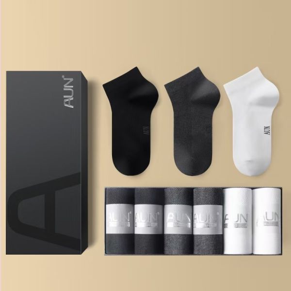 【AUN】6雙男士休閒薄款短襪 DW115 AUN,除臭襪,腳臭,抑菌襪,抗菌襪,襪子,男襪,除臭襪推薦,中筒襪,機能襪,運動襪,休閒襪,紳士襪,隱形襪,船型襪,短襪,防臭襪