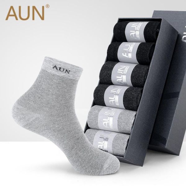 【AUN】6雙男士薄款透氣中筒襪 T118 AUN,除臭襪,腳臭,抑菌襪,抗菌襪,襪子,男襪,除臭襪推薦,中筒襪,機能襪,運動襪,休閒襪,紳士襪,隱形襪,船型襪,短襪,防臭襪