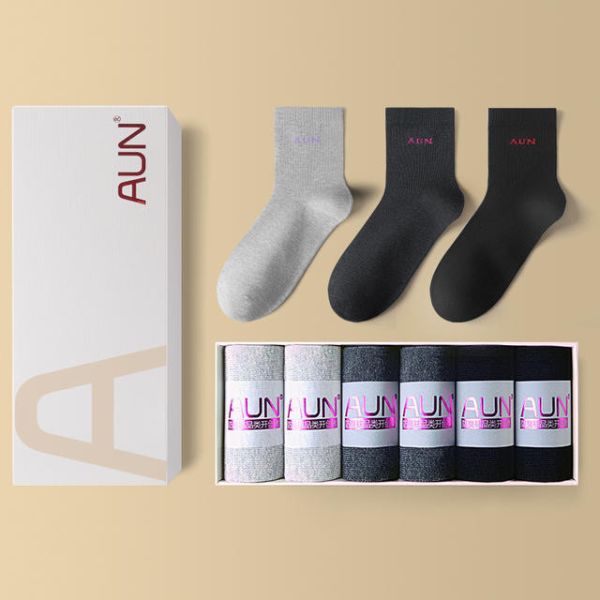 【AUN】6雙女士經典除臭中筒襪 H206 AUN,除臭襪,消滅腳臭,腳臭,襪子,女襪,除臭襪推薦,中筒襪,機能襪,休閒襪,隱形襪,船型襪,短襪,防臭襪
