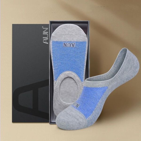 【6雙】𝗔𝗨𝗡男士矽膠防滑純棉隱形襪 YW106 AUN,除臭襪,腳臭,抑菌襪,抗菌襪,襪子,男襪,除臭襪推薦,中筒襪,機能襪,運動襪,休閒襪,紳士襪,隱形襪,船型襪,短襪,防臭襪