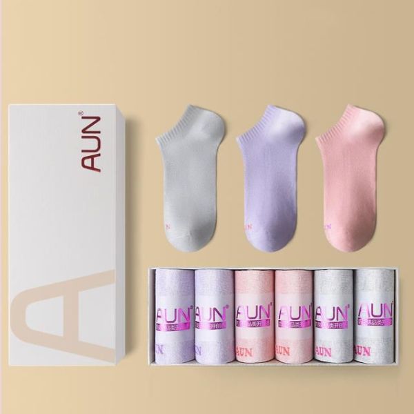 【AUN】6雙女生素色除臭船襪 CW213 AUN,除臭襪,消滅腳臭,腳臭,襪子,女襪,除臭襪推薦,中筒襪,機能襪,休閒襪,隱形襪,船型襪,短襪,防臭襪