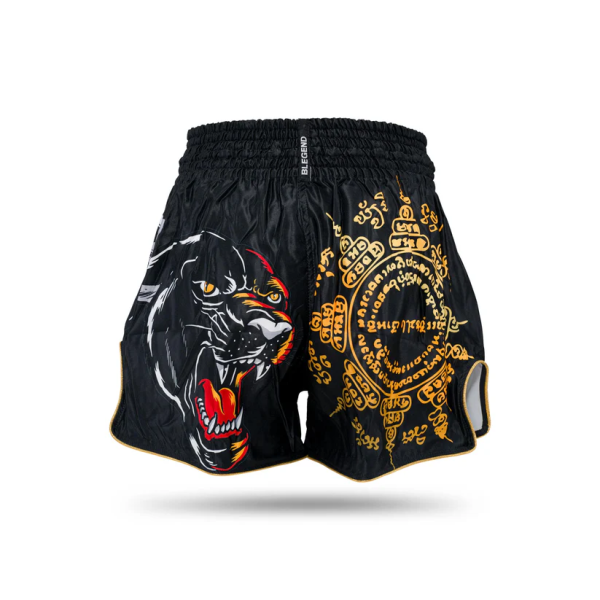 Blegend 夢幻猛虎 黑金 M / L  泰拳褲 泰拳褲,運動短褲,泰拳,踢拳,拳擊,MMA