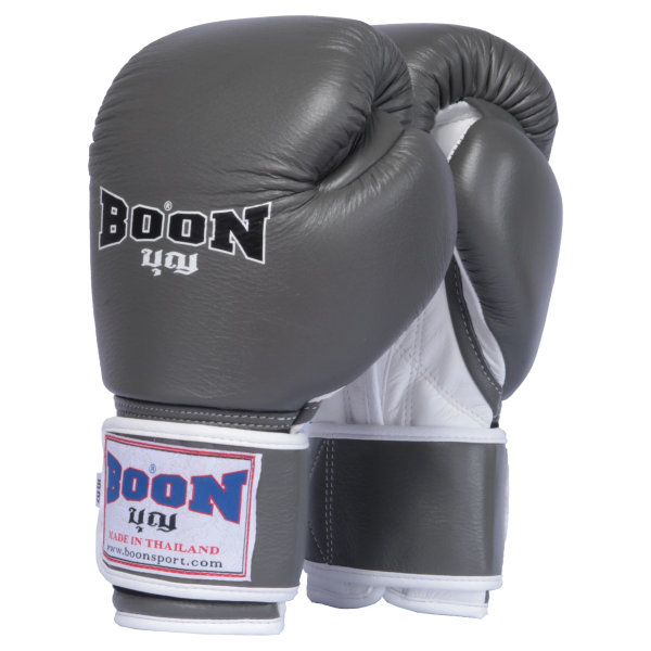 Boon 經典款 12oz 14oz 灰色 真皮 拳擊手套 格鬥裝備,拳套,泰拳,BOON,灰色,拳擊,踢拳
