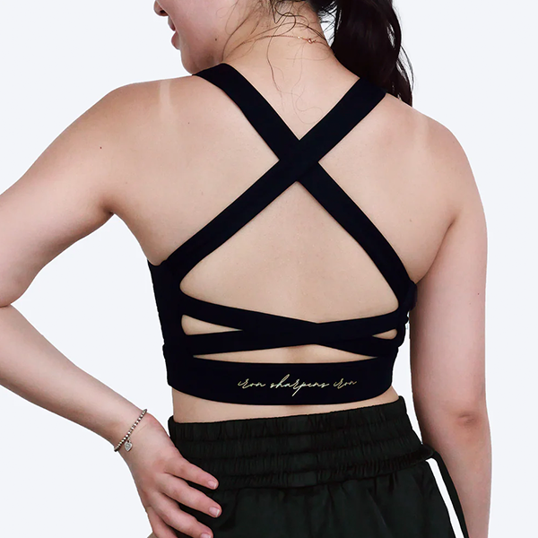 ATHENA 運動內衣 L / XL Enyo 黑色 運動內衣,bra,泰拳,ATHENA,黑色,重訓,有氧