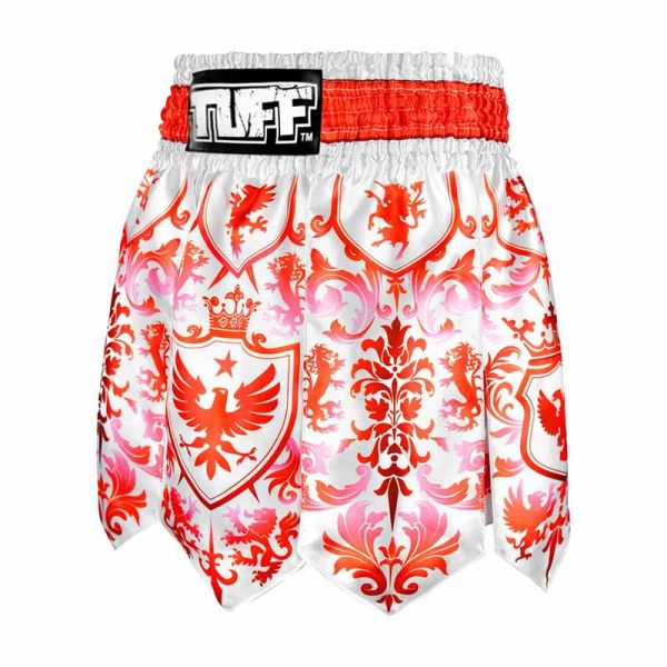 TUFF 角鬥士 紅白 M / XL / 2XL 泰拳褲 踢拳 運動短褲 泰拳褲,運動短褲,泰拳,踢拳,拳擊,MMA