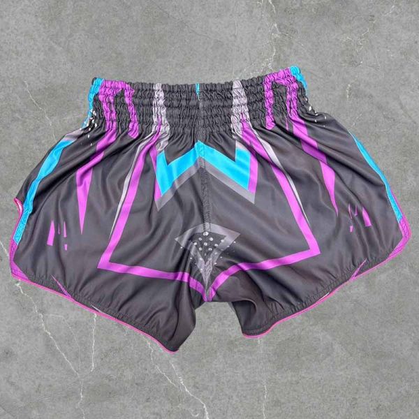 33 FIGHT 炫光紫 S 泰拳褲 33fight,泰拳褲,運動褲,拳擊,踢拳,泰拳,