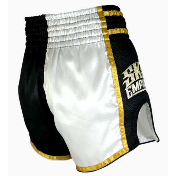 SKS 黑白撞色  M / XL / 2XL 芭達雅 泰拳褲 運動短褲 SKS,泰拳褲,運動褲,拳擊,踢拳,泰拳,