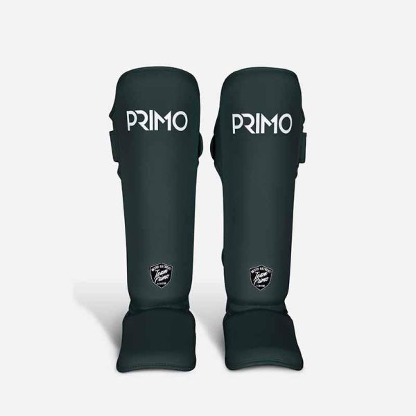 PRIMO 經典款 獵人綠 M / L 半皮革 護腳脛 格鬥裝備,護腳脛,泰拳,PRIMO,綠色,踢拳