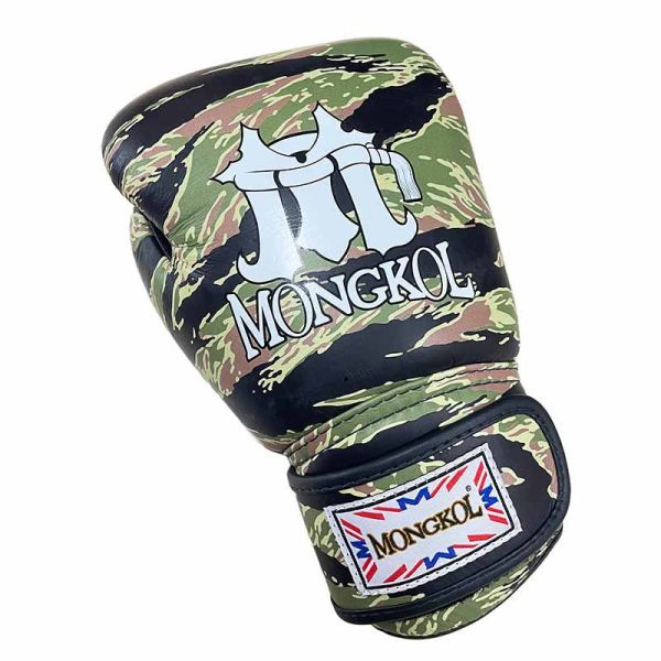 MONGKOL 蒙坤 12oz 虎紋迷彩 真皮 拳擊手套 拳套,MONGKOL,拳擊,踢拳,泰拳,拳擊