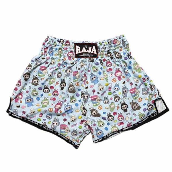 RAJA 拉布布 XL 水藍 泰拳褲 泰拳褲,RAJA,拳擊,踢拳,泰拳,運動短褲,運動褲,拳擊褲