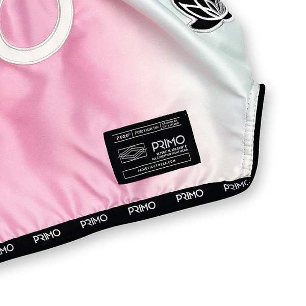 PRIMO 邁阿密之光 XL / 2XL 泰拳褲 運動短褲 運動短褲,泰拳褲,泰拳,PRIMO,粉色,拳擊