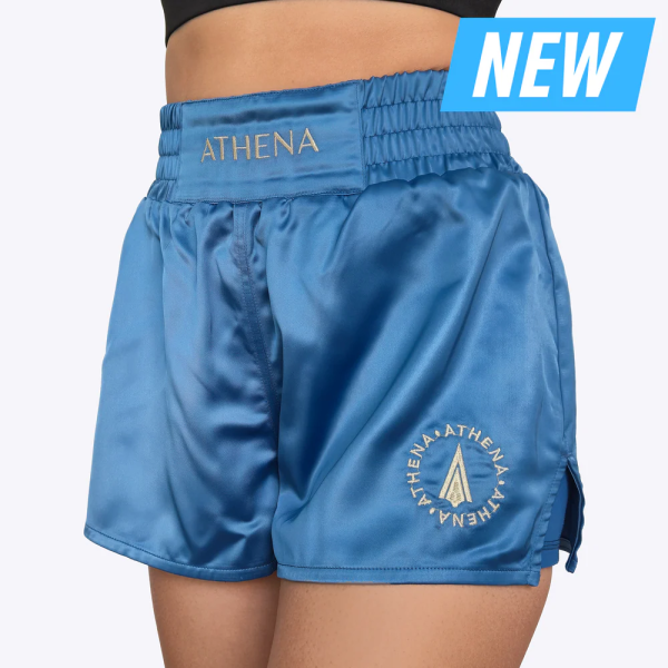 ATHENA 天空藍 L 素面 ENYO 泰拳褲 格鬥褲 運動短褲 運動短褲,泰拳褲,泰拳,ATHENA,藍色,拳擊