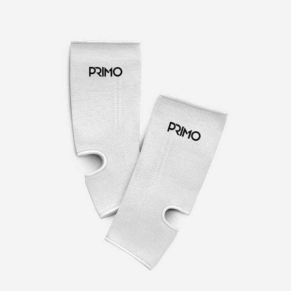 PRIMO 棉質 白色 單一尺寸 護腳踝 成對販售 護腳踝,運動護踝,PRIMO,運動護具,白色