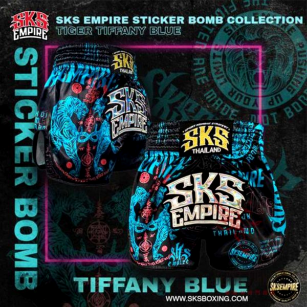 SKS 虎紋炸彈 黑色 M / L / XL 泰拳褲 運動短褲 SKS,泰拳褲,運動褲,拳擊,踢拳,泰拳,