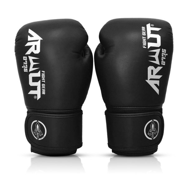 Arwut 黑色 14oz 真皮 素面 拳擊手套 泰國,黑色,拳套,拳擊,踢拳,泰拳,muaythai